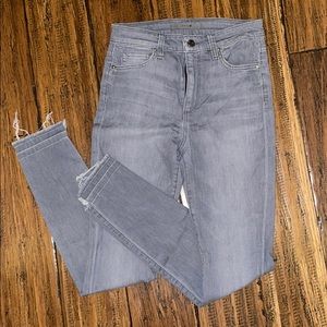 Joe’s High Rise Skinny Gray Jeans - Size 27